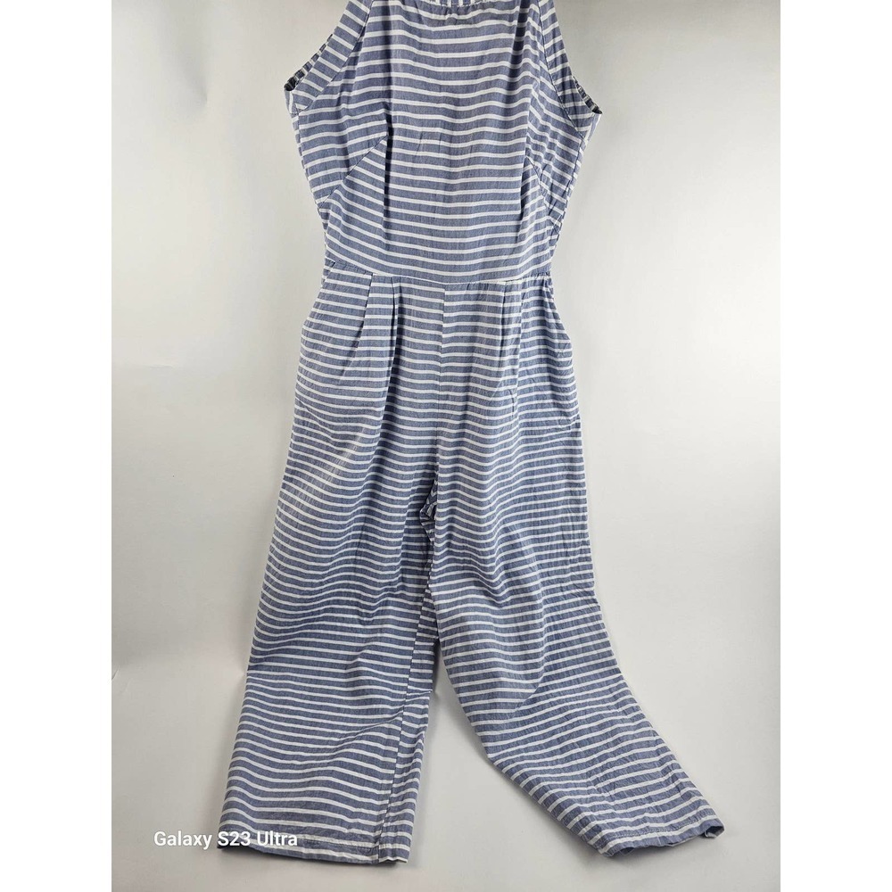 Women's CBR, romper, szS, wide leg, blue/ white
